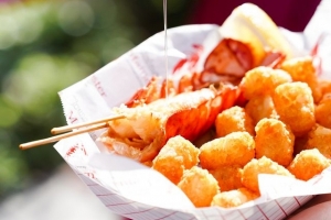 lobster and tater tots